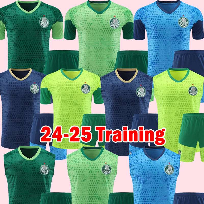 24 25 Palmeiras Soccer Sets 2024 2025 Training Vest Football Shirts Adult Kits Short sleeve shorts Tracksuits