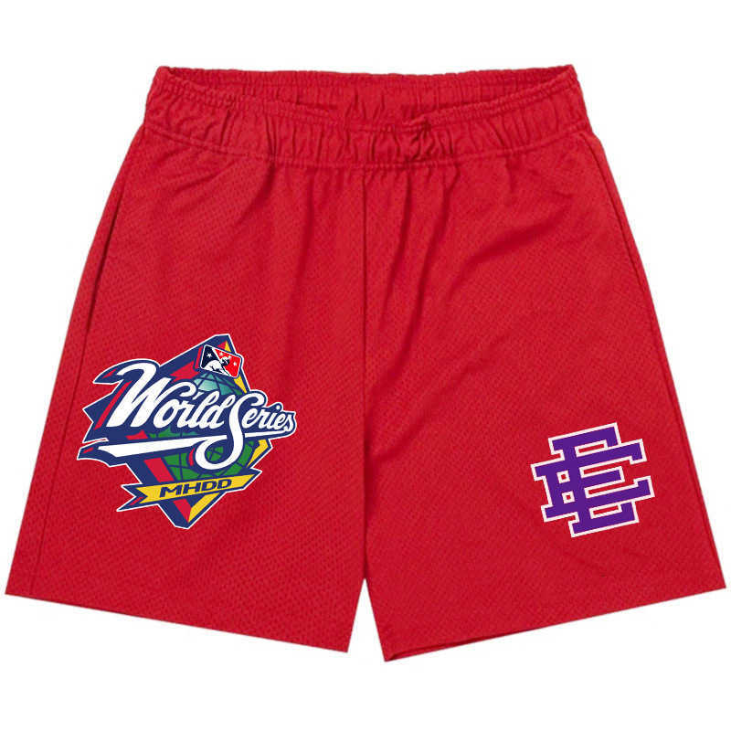 Men&#039;s Clothing Ee Trendy Major League Baseball Shorts and Women&#039;s Sports Mesh Breathable Quarter Pants Beach Basketball Quick Drying