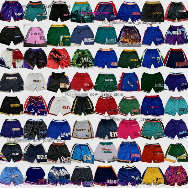 Just Don Basketball Shorts Classic Los 24Angeles 8 BlackMamba Man S-XXXL Hip Pop Pant With Pocket Zipper Sweatpants Vintage Breathable Gym T