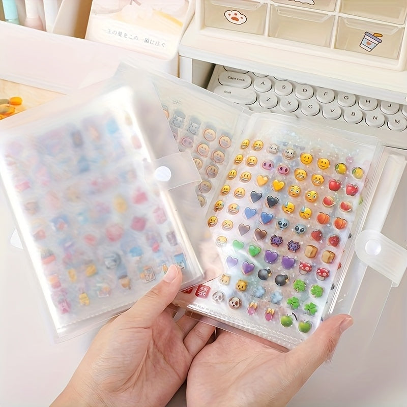 TEMU 3500-7000pcs Nail Stickers With Tweezers - Elegant & (hearts, Stars, Animals, Flowers) For Women’s Diy Manicure - & Festive Nail Art Decals For