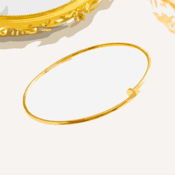 Original Cards Choker Head and Tail Set with Square Diamond Nail Collar plated gold New Chinese Necklace Small Colorless Female Q4OD