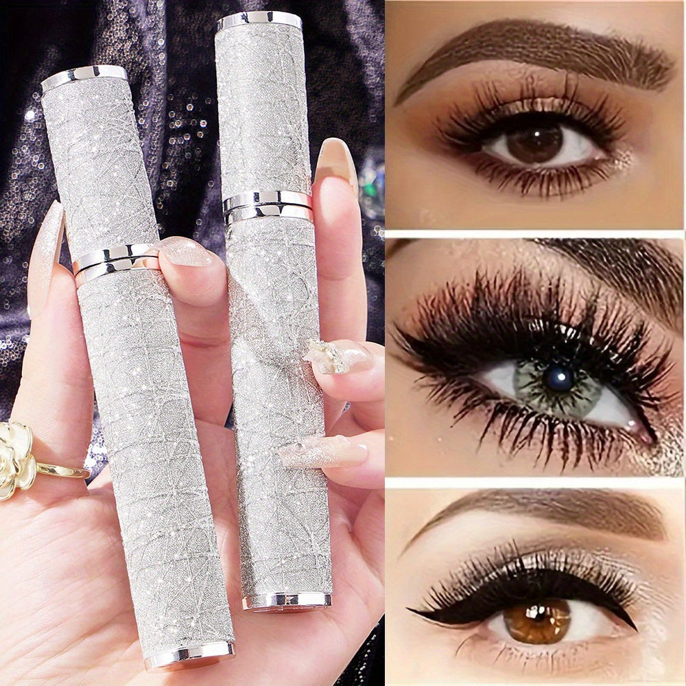TEMU 2pcs Extension Mascara, Dramatic Eyelash Extension, Long-lasting Formula, Waterproof And Anti-smoulder, Rich Black For Types Valentine's Day Set