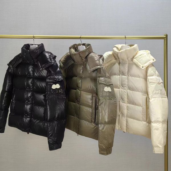 Designer Jacket Puffer Jacket Down Jackets Coat Windbreaker Stand up Collar Mid Length Warm Jacket White Duck Down Fashionable Thick Loose