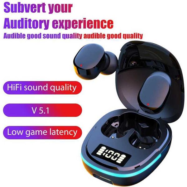 G9S TWS Wireless Phone LED Display Earphones Fone 5.1 Set with Microphone Noise Reduction Touch Control Earphones Y241031