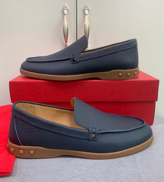 Men design dress Leisure Flows Calf leather casual shoes black genuine leather loafers flat wedding shoes mens slip on oxfords outdoor walki