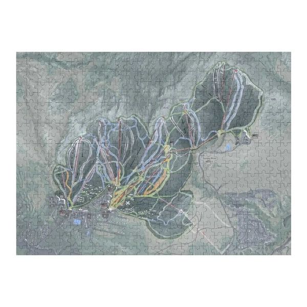 Sunday River Resort Trail Map Jigsaw Puzzle Personalised Jigsaw Personalized Child Gift For Children PuzzleM240817