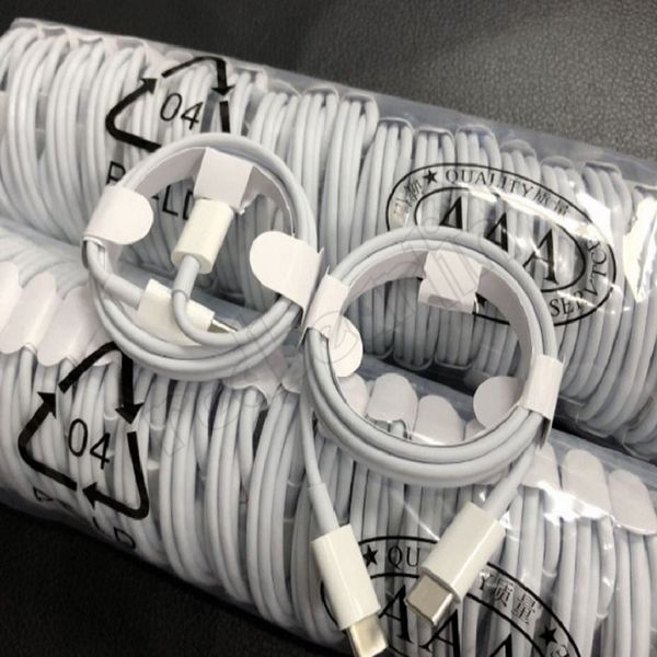 Quick Charging 1M 3FT USB C to Type c PD Cable Chargers Cables For Samsung Galaxy S22 S23 S24 Utral Huawei Xiaomi Htc lg Android phone White