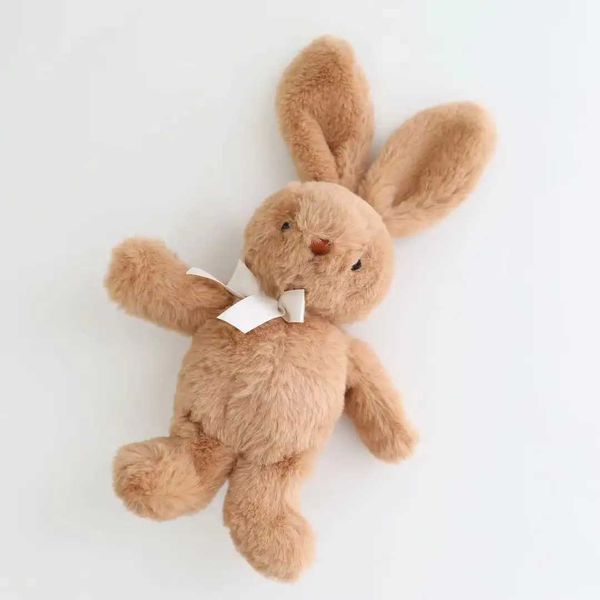 Plush Dolls 25cm Colorful Bunny Plush Toys Soft Stuffed Animals Long Ear Fluffy Rabbit Sleeping Toy DollY24121678M0
