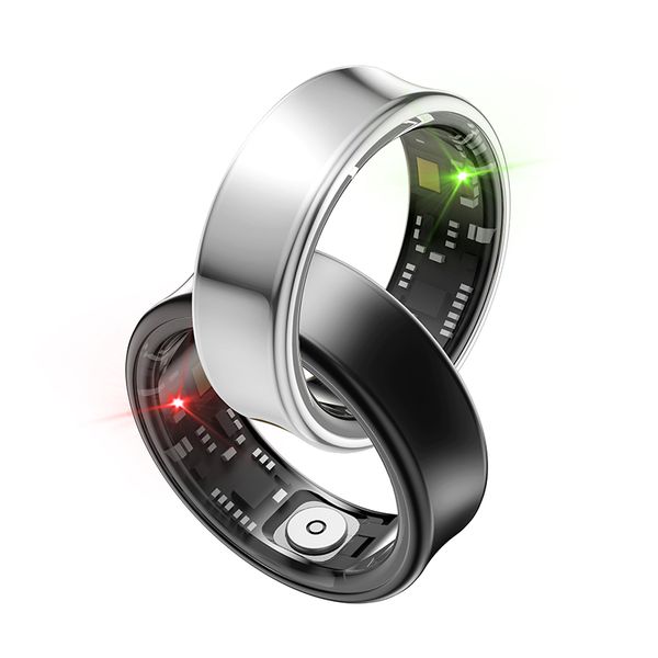 NEW SR05 Ring Military Grade Titanium Smart Waterproof Health Heart Rate Blood Oxygen Tracker Multi-sport Modes Rings