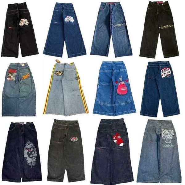 Men&#039;s Jeans Jnco Jncos Y2k Pants Baggy Jinco for Men Cargo Clothing Ropa Jean 2024 Jeans Japanese 2000s StyleL2406