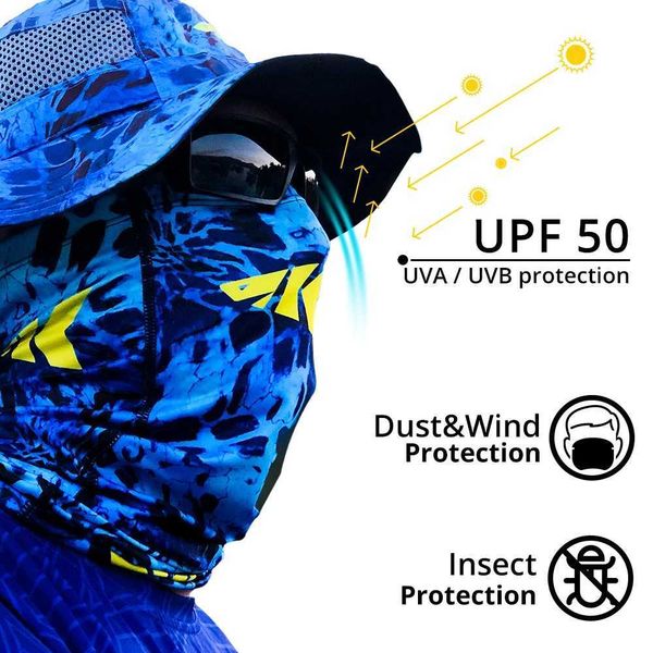 KastKing UV Protection Fishing Mask Breathab High Elasticity Outdoor Sportswear wear Scarfs Fishing Apparel Face MaskXJ241231