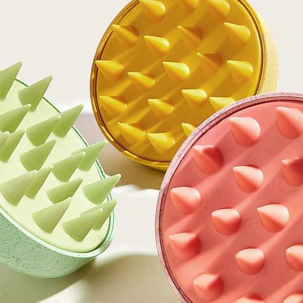 Bath Tools Accessories Sdotter Shampoo Scalp Hair Massager Silicone Shampoo Massage Combs Bath Massage Brushes Scalp Massager Hair Shower Br