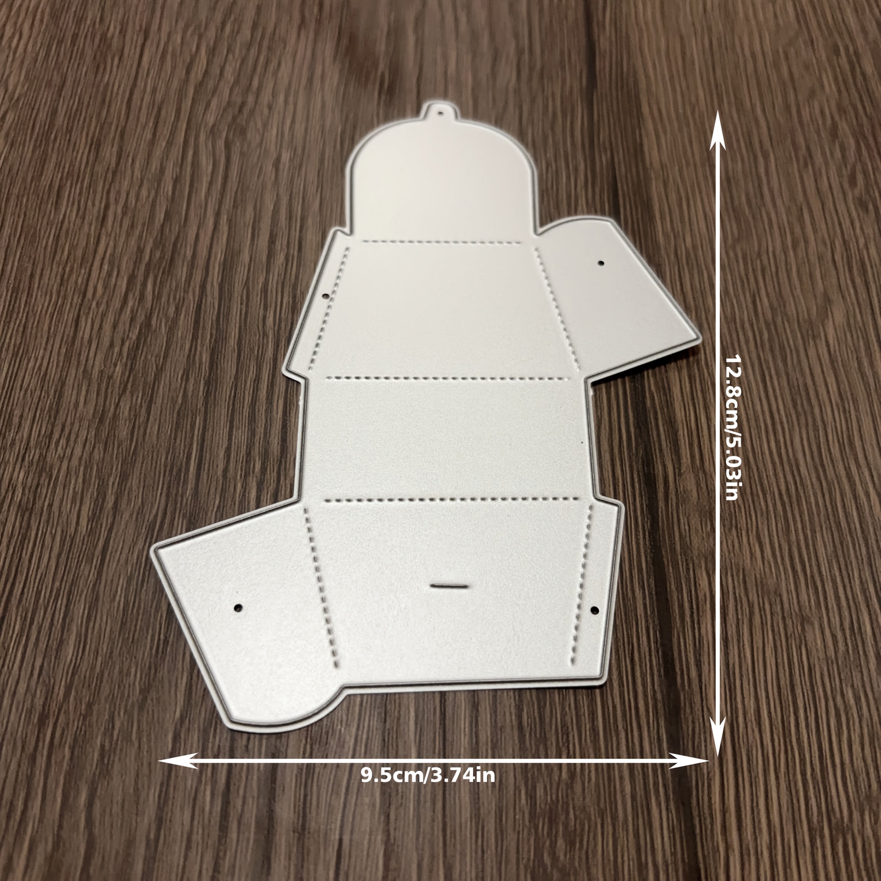 TEMU 1 Metal Cutting Die Template Scrapbooking Die Cutting Embossing Tool For Greeting Cards, Scrapbooking, Album Paper Diy Crafts 2025 Gift Boxes.