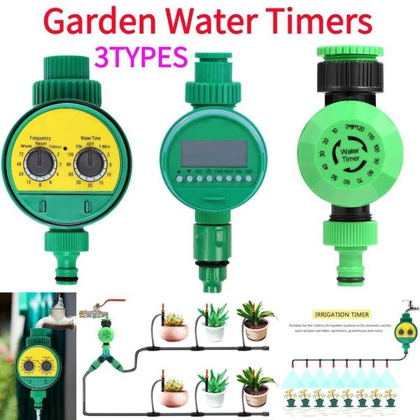 Garden Water Timers 3-4in Thread Garden Water Irrigation Controllers 15mm Hose Connector Battery Powered Gardening SuppliesXJ241220