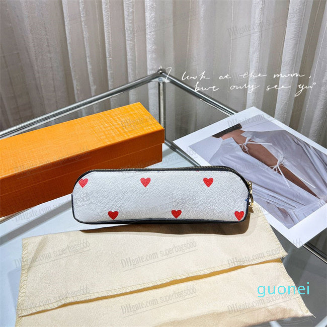 Designer -Pencil Pouch Luxurys Designers Wallets Zippy Coin Pencil pouch Elizabeth Purses Pencil Case for School Office Used Pencils Box