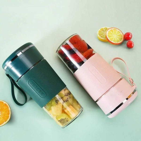 300ML Wireless Electric Juicer 6-Knife USB Portable Blender Mini Smoothie Cup Kitchen AppliancesXJ241227