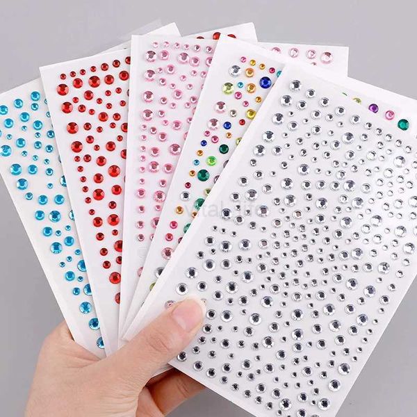 1Pcs Music Festival Party Face Jewelry Decoration Rhinestone Crystal Kids Toy DIY Diamond Stickers Eye Makeup Self-adhesive NailCL240710