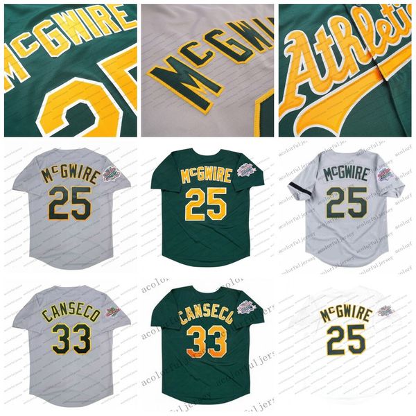 Custom 1989 Oakland Retro WS Baseball Jerseys Jose Canseco Rickey Henderson DAVE Mark 25 McGwire Dennis Eckersley CARNEY LANSFORD DAVE STEWA