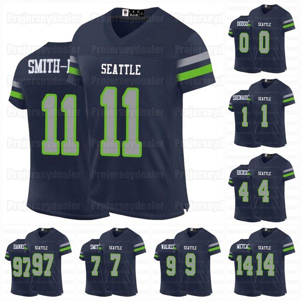 Men-Women-Youth Jaxon Smith-Njigba 2024 Football Jersey Kenneth Walker III Steve Largent Smith DK Metcalf Geno Smith Tariq Woolen Tariq Wool