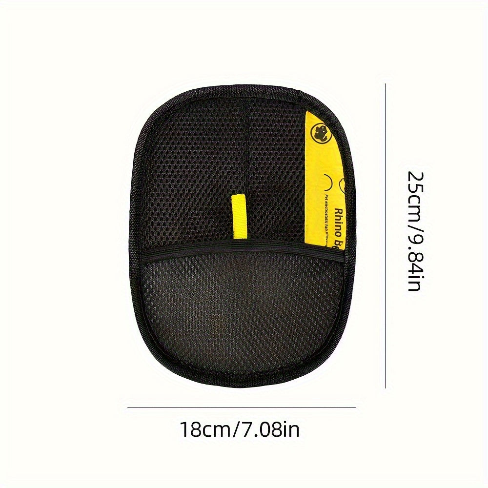 TEMU Pet Electrostatic Hair Removal Gloves Brush Hair Removal Brush Sticky Hair Artifact Cat Hair Gloves Comb