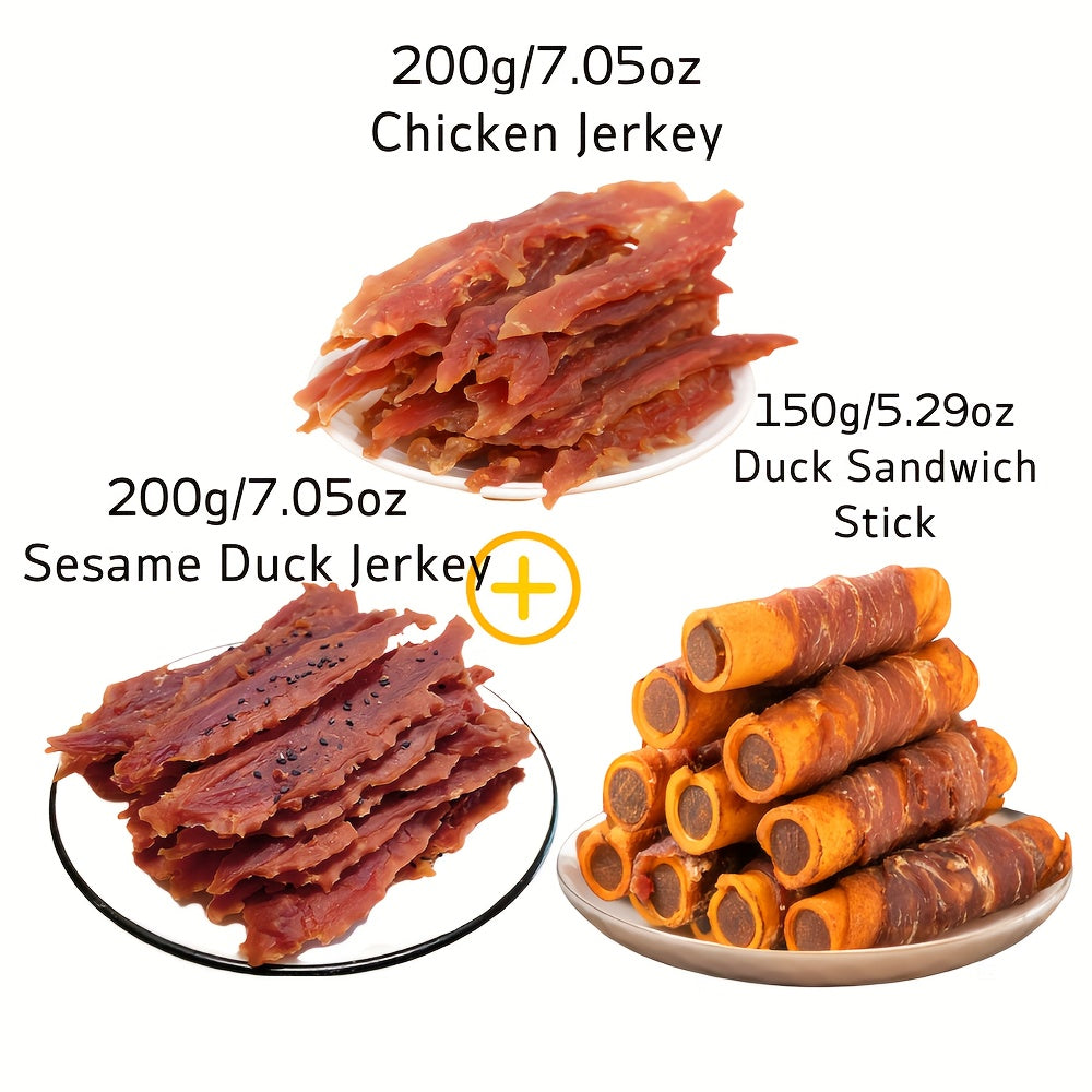 TEMU 1.32lb-600g Assorted Chicken & Milk Dog Treats - High Protein, , Easy-to- Chew Sticks For Small To Large Dogs - Includes Icon & Of Flavors