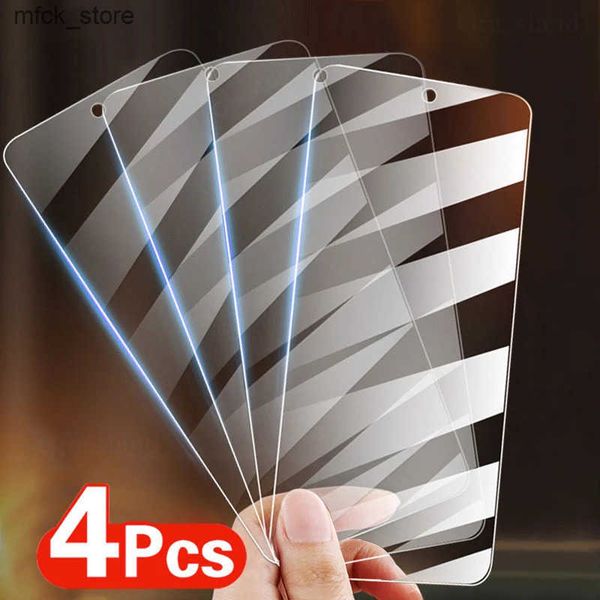 Cell Phone Protectors 4Pcs Tempered Note 10 8 7 9s 9 Screen Protector For Poco M3 X3 Pro NFC F3 Full Protective Glass J241202
