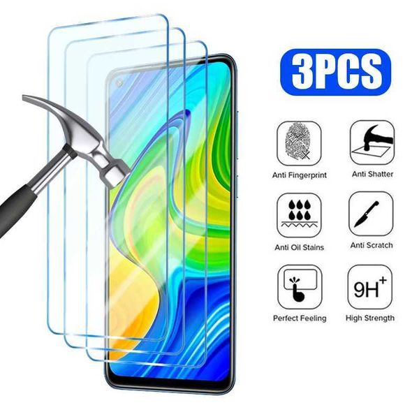 Cell Phone Screen Protectors 3PCS Tempered Glass For Redmi Note 11 12 10 9 8 Pro 11S 10S Screen Protector For Redmi 10 8 9 9A 9C NFC 10C K60