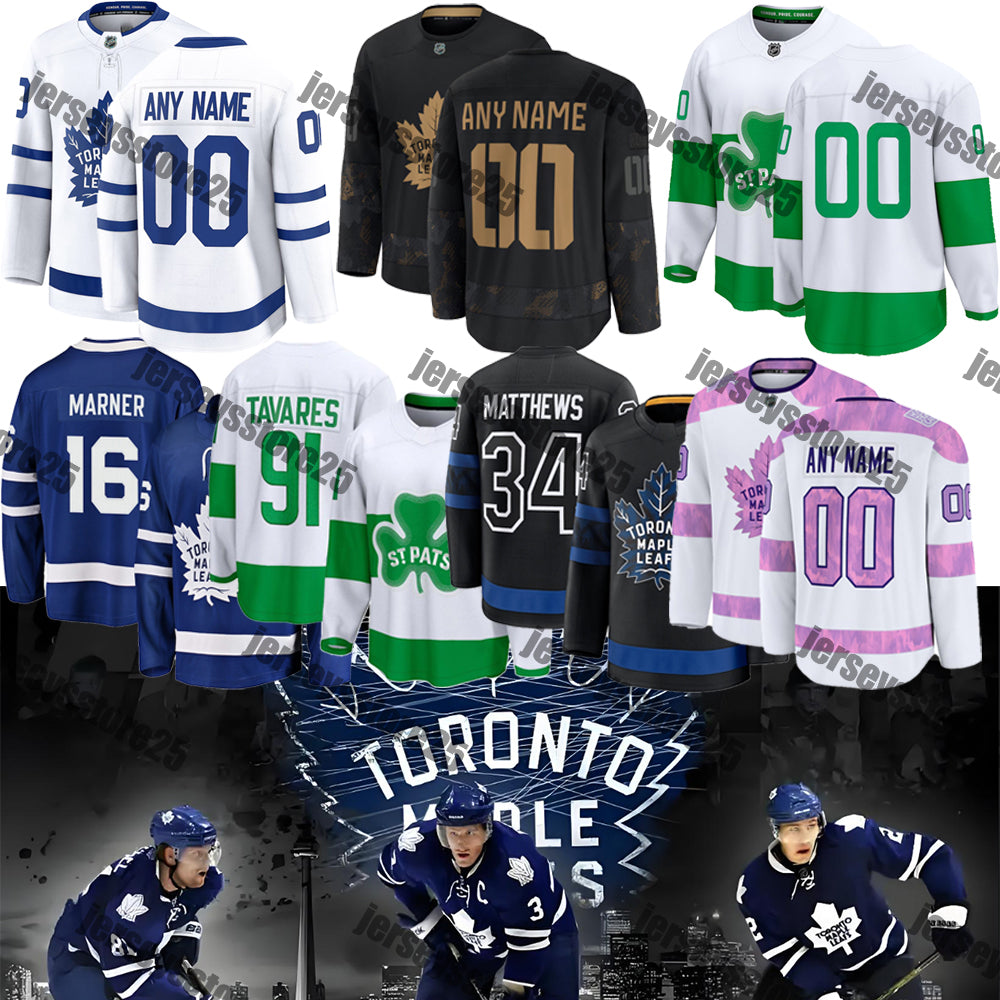 Team hockey Jerseys Excellent service Maple Leafs Matthews C Marner A The image shows the unprocessed real object If you have any questions please c