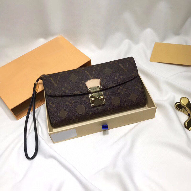 Clutch bag Large-capacity wallets designer wallet Genuine leather design evening package clutch handbag brand card holder M58102