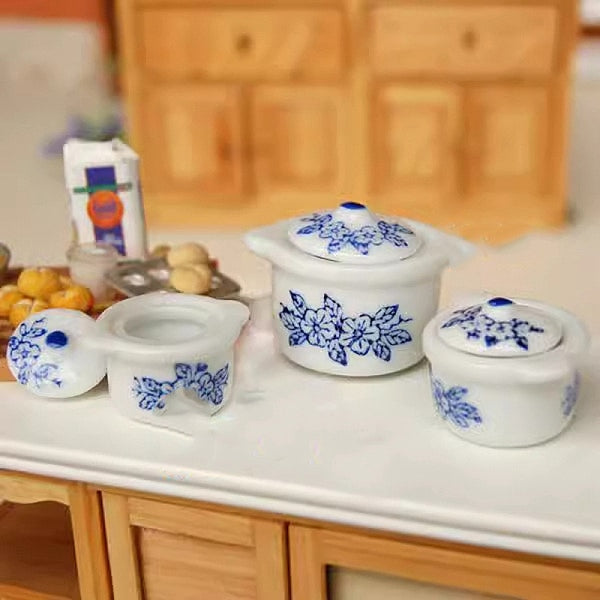 DIY Dollhouse Mini Porcelain Kitchenware