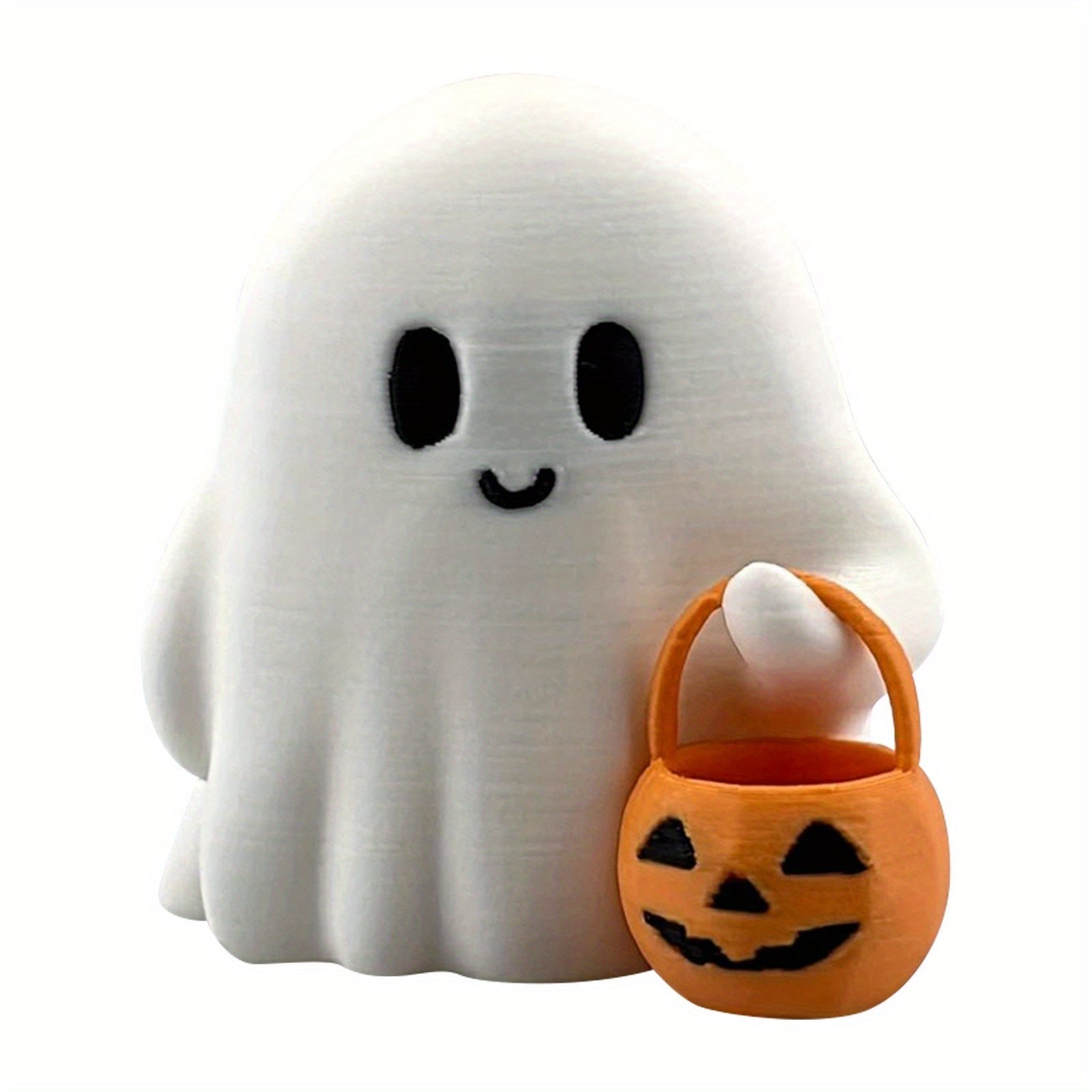 TEMU Cute Resin & Pumpkin Halloween Decorations - No Electricity Needed Indoor-outdoor Desktop Ornament For Home, Desk, Party Supplies