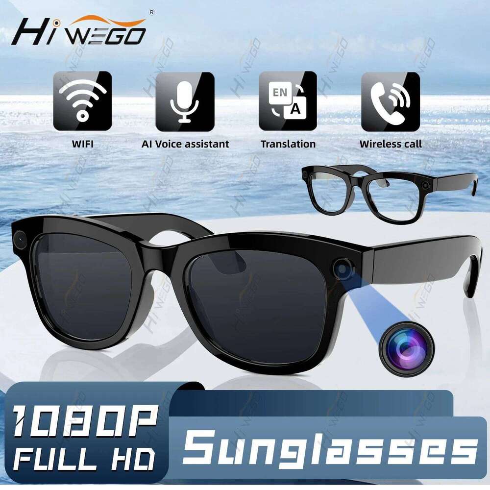 Meta Glasses Camera New Hd1080p Camera Smart Glasses AI Translation DVR Camcorder WIFI Sport Polarized Lens Video Shooting Audio Calling Sunglasses