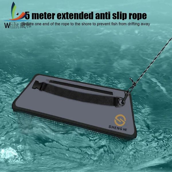 Fishing Accessories 17L-22L-29L Fish Guard Net Quick Drying Multifunction Bucket Outdoor Fishing Tackle Gear Fishing Bait Storage Case 23101