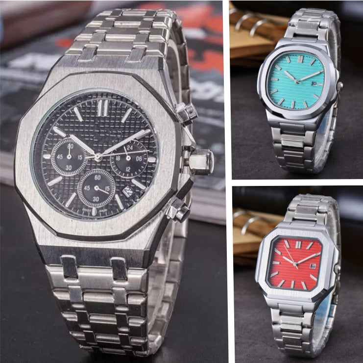 Aude APWristWatchs for Men 2025 New Mens Watches All Sub Dial Working Quartz Watch High quality Top Luxury Brand designer clock fashion Elegant Roy