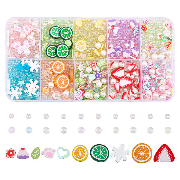 130G 10 Style Plastic Bubble Beads