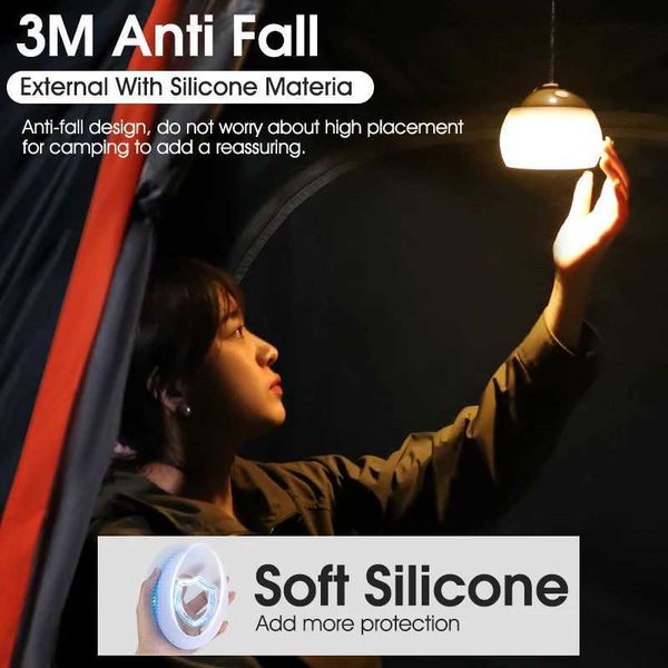 New Arrival WEST BIKING Portab Cam Light Mini Retro Environment Light USB Charging Adjustment Outdoor Tent Portable Hook Tag Light Z241121