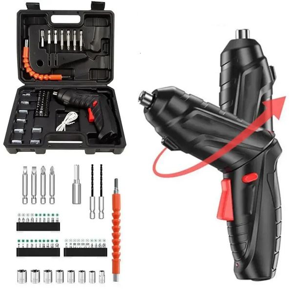 4.2V electric drill cordless power tool kit for home maintenance and repair 1800mAh lithium battery mini home screwdriver 241114
