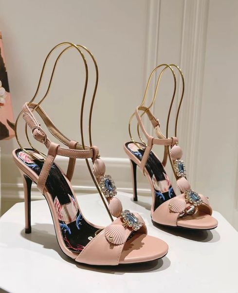 Luxury Women Keira Sandals Shoes Capri Crystal-embellished Party Wedding Dress High Heels Lady Gladiator Sandalias Luxury Footwear EU35-42