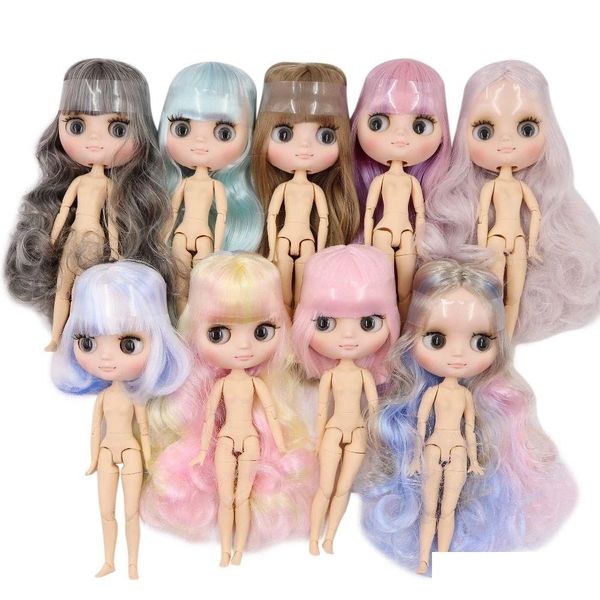 Doll Bodies Parts Dbs Blyth Middie Joint Body Matte Face 18 Bjd 20Cm Toy Girls Gift 240304 Drop Delivery Toys Gifts Dolls Accessories Dhi0D