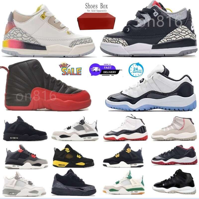 Kids Shoes Basketball shoesSneakers Designer shoes 4 11 3 12 Toddler shoe Preschool Children Youth Athletic Outdoor Child Chaussures infantis Traine