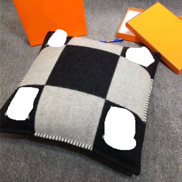 Pillowcase Luxury Decorative Cushion Fleece Pillow Case Letter European Pillow Cover Wool Throw Pillowcases 45x45cm And 65x65cm Available