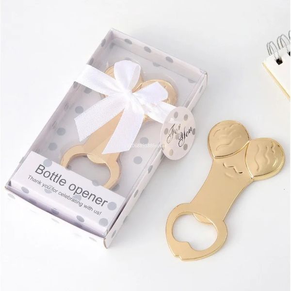 1pc Alloy Funny Penis Beer Opener Bridal Shower Wedding Drink Lid Remover Bottle Openers Hen Night Favor Bachelorette Party Gift 241108