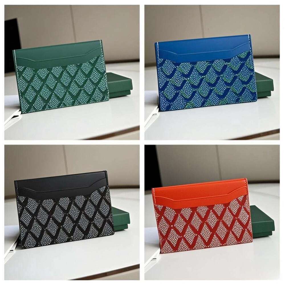 2025 AAA Genuine Leather Card Holder Designer Fashion Coin Purses Cardholder Womens Mens Passport Pouch ID Case E3e goity yardity wallet