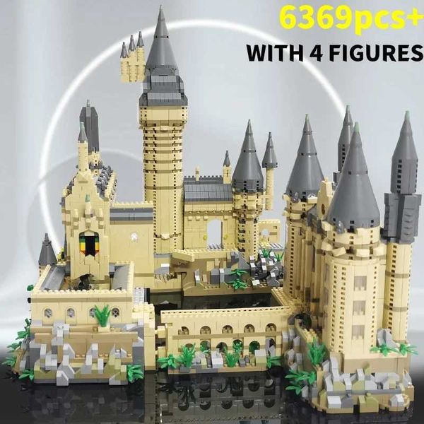 Micro Bricks City Creative Medieval Magic Castle Series School Architecture Palace Model Building Blocks Gifts Childrens Assembly Toys X2412