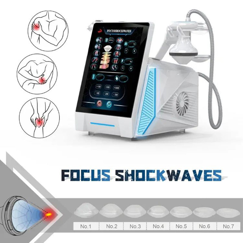 ESWT Electromagnetic Focused Shockwave Machine Pain Relief Shock Wave Physiotherapy Health Care Relaxation Massager Device