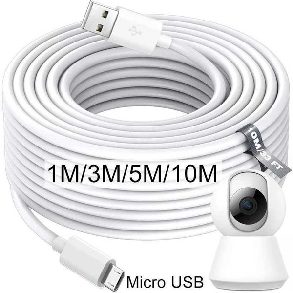 1m-10m Extra Long Micro USB Fast Charging Data Cable for Android Phones Camera Monitor Power Bank Data CordXJ250103