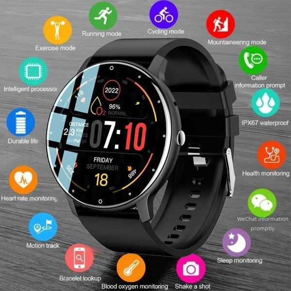 For XM Smart Watch Men Bluetooth Call Sports Fitness Bracelet Voice Assistant Women Waterproof Smartwatch For Men +Box M240824