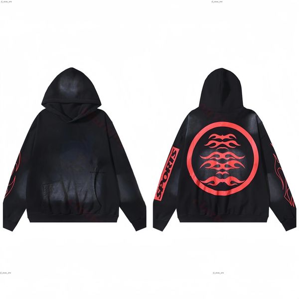 Hell Starhoodie Hip Hop Hooded Sweatshirt Mens Designer Hell Starshirt Vintage Punk Gothic Clothes Womens Streetwear Baggy Flare Pants Hell