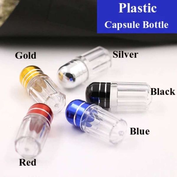 100PcsLot 1G 5 Colors Small Plastic Capsule Single Capsul Health Care Products 1Ml E Capsules Bottle For Powder