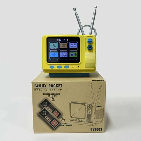 GV300 Retro TV Game Console 3.0-inch Handheld Game Player with Built in 339 Suitable for C3 Classic Games Mini Pocket Game Board M240828